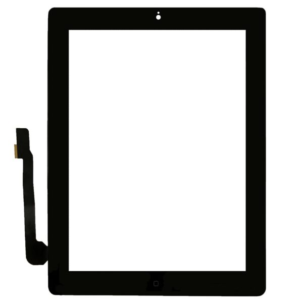 تعویض تاچ آیپد IPAD 4 با دکمه هوم اورجینال مشکی سفید فونات